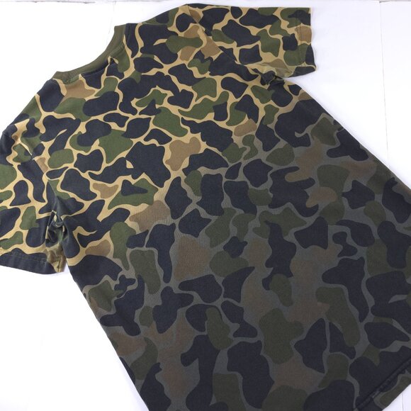 ADIDAS ORIGINALS CAMO OMBRE T-SHIRT MEN'S SIZE MEDIUM 100% COTTON BLACK GREEN - Picture 2 of 8